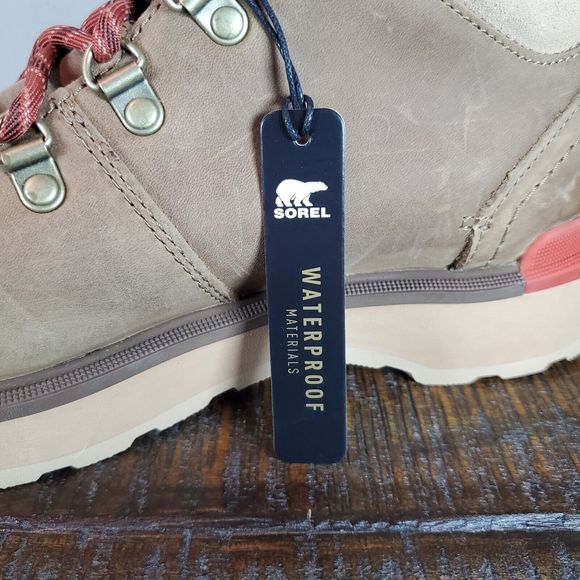 Sorel Hi Line Hiker Womens Size 9.5 Mid Boots Shoes Waterproof Tan Brown - Picture 12 of 12